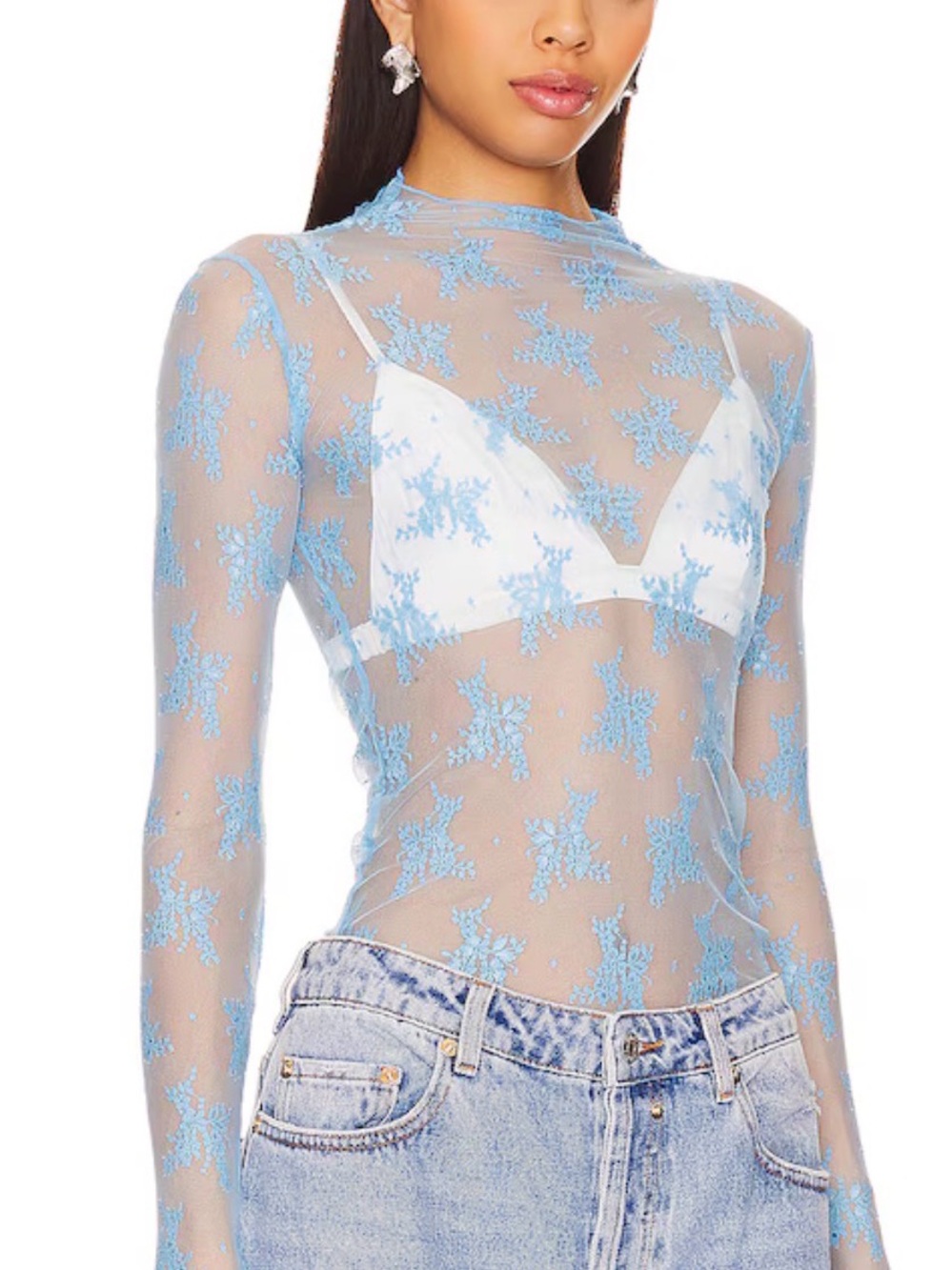 Free People Lady Lux Layering Lace Top